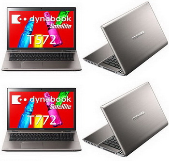 Toshiba Dynabook Satellite T572 and Dynabook Satellite T772